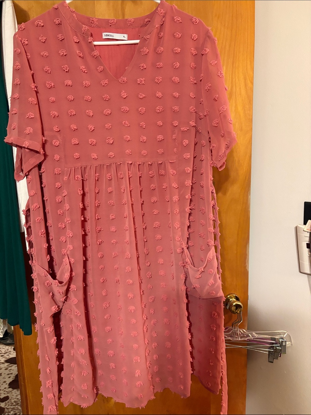 Lindy Bop Dusty Rose Pom-Pocket Kids Dress